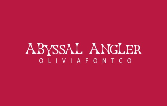 Abyssal Angler Font for Bold Campaigns
