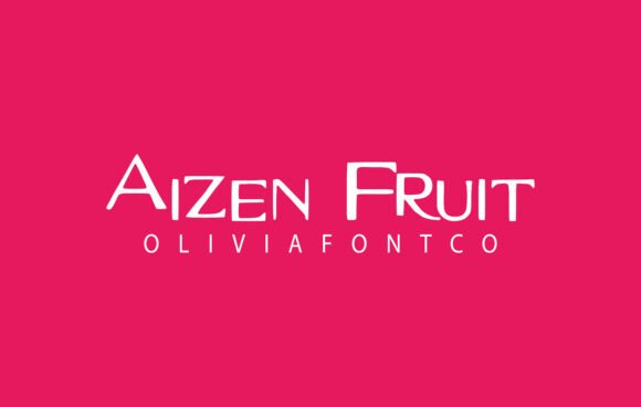Aizen Fruit Font Review: A Romantic Serif for Branding