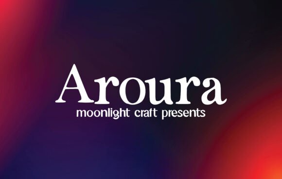 Aroura: A Handwritten Serif Font for Digital Design