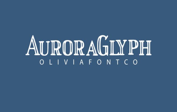 Auroraglyph: A Magical Serif Font for Handmade Brands