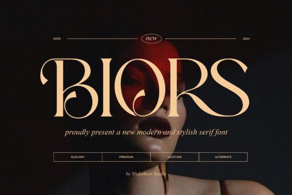 Biors: A Serif Font for Polished Branding