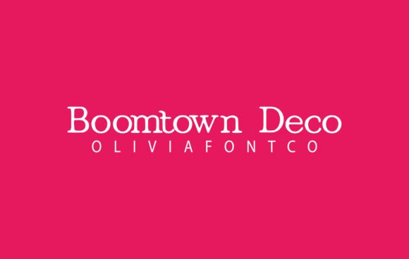 Boomtown Deco: A Serif Font for Handmade Brands
