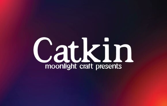Catkin Font: A Handwritten Serif for Makers