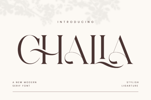 Chalia Typeface: A Serif for Modern Editorial Design