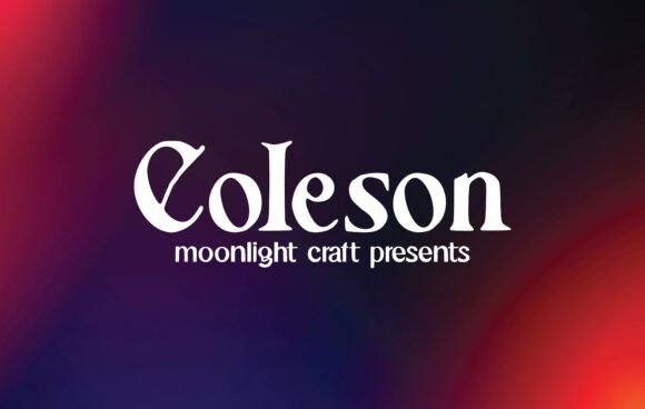 Coleson Serif Font for Handmade Brands
