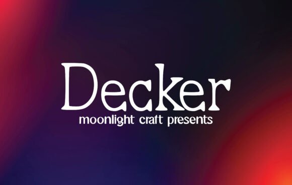 Decker Font: Elevating Web Design with Handwritten Serif Style