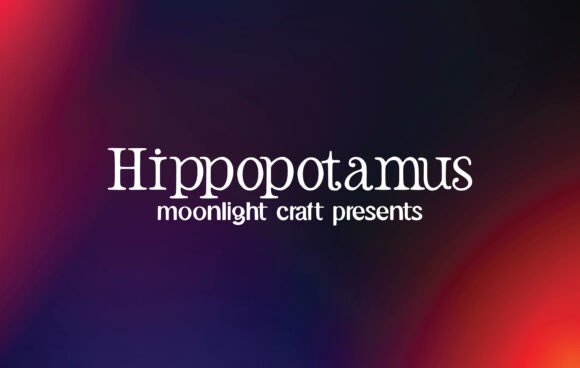 Hippopotamus: The Handwritten Serif Font for Bold Branding