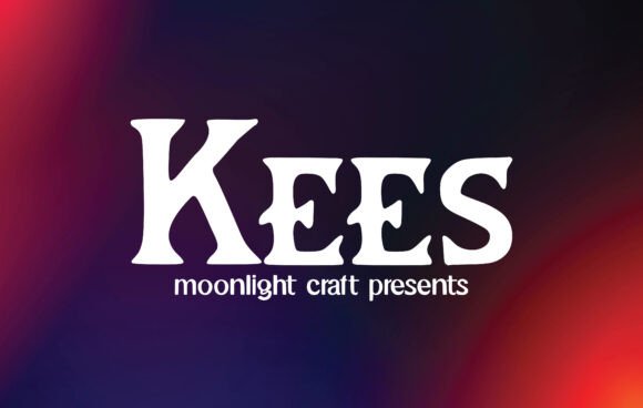 Kees Font: A Handwritten Serif for Crafters