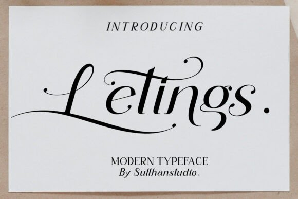 Letings: The Serif Font That Elevates Your Brand