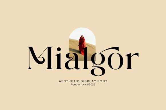 Mialgor: The Serif Typeface for Modern Brands