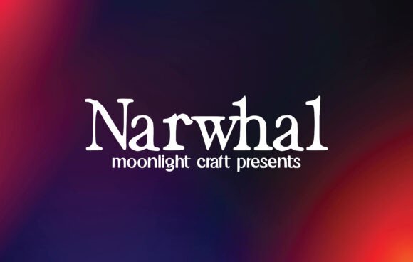 Narwhal Font: A Handwritten Serif for Crafters