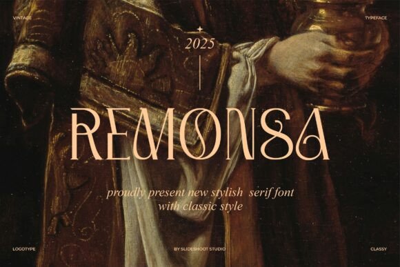 Remonsa: A Classic Serif Font for Modern Brand Identity