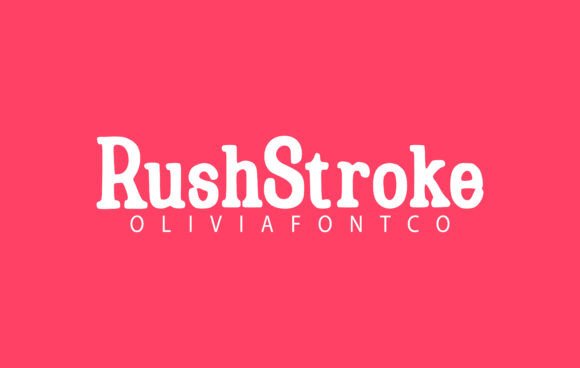Rushstroke: A Romantic Serif Font for Editorial Design
