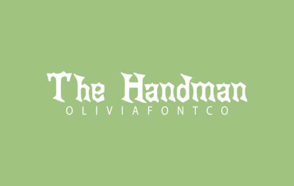 The Handman Font: A Serif for Bold Campaigns