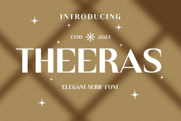 Theeraz: A Serif Font for Makers