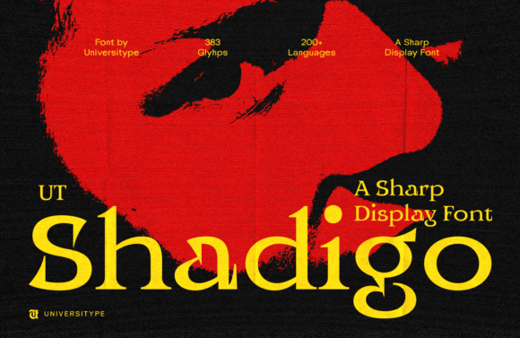 Ut Shadigo: A Bold Serif Typeface for Branding