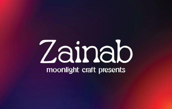 Zainab: A Serif Font for Handmade Brands